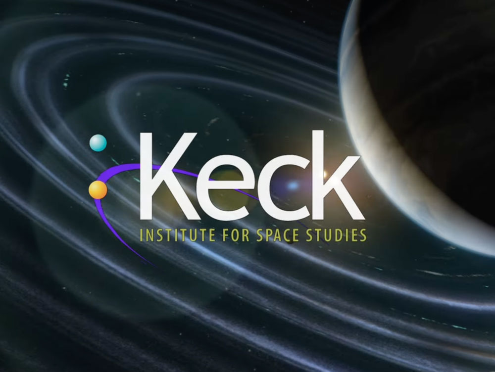 KISS logo in space