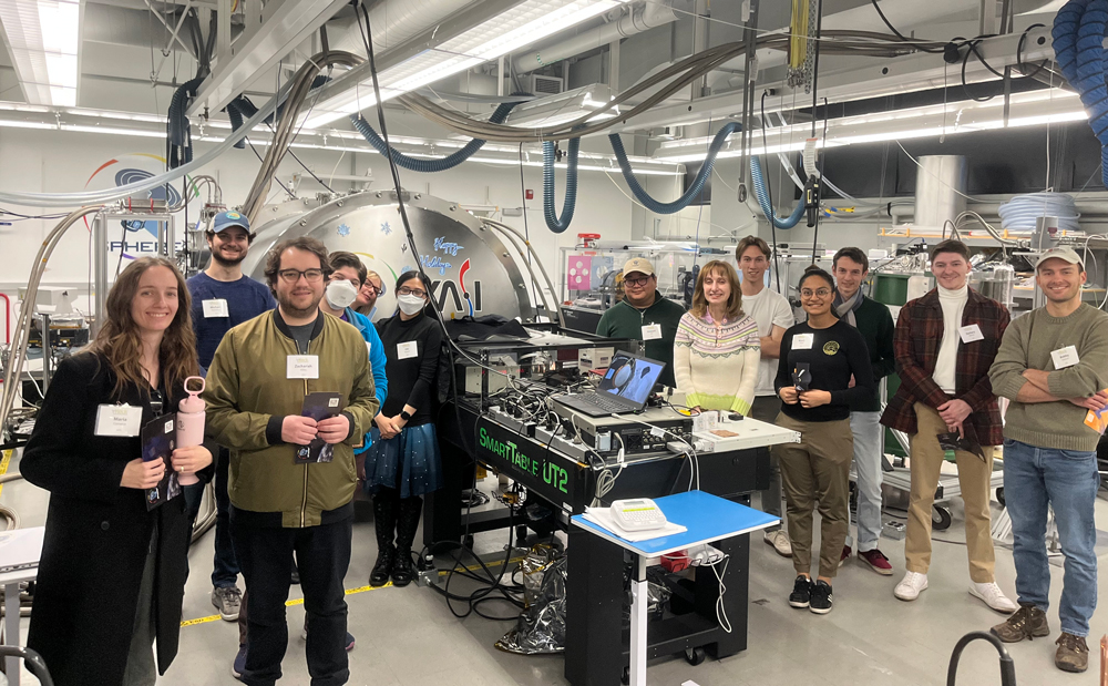 KISS Affiliates touring the SPHEREx lab
