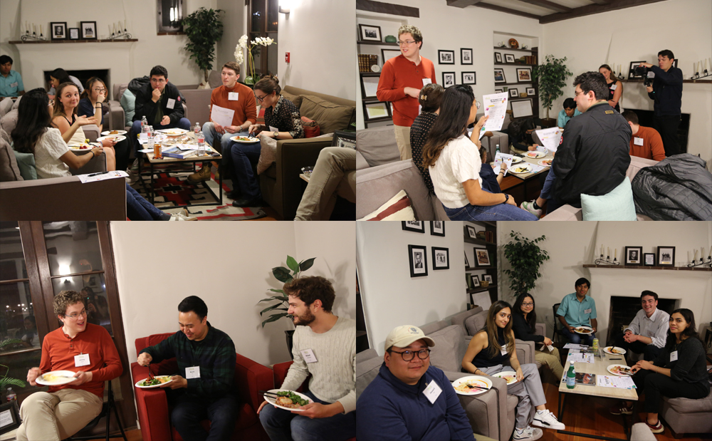 Montage of affiliates in the Tolman/Bachher house